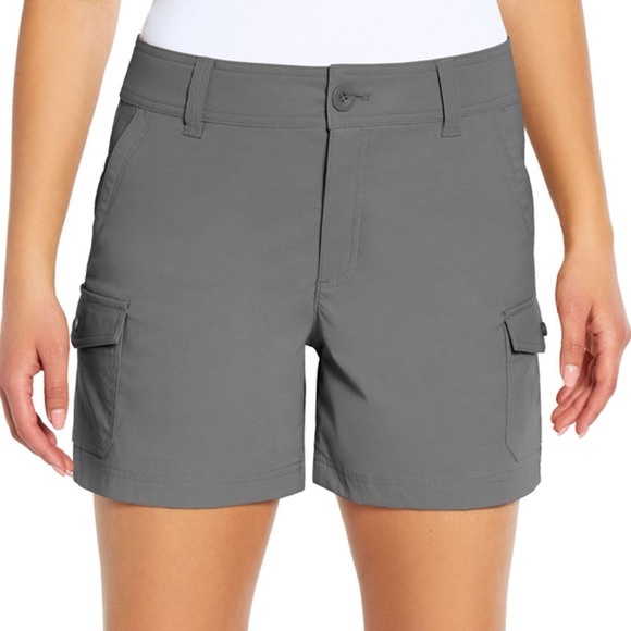 4️⃣ Eddie Bauer Cargo shorts 5" NWT gray - Picture 5 of 7